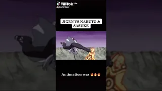 Jigen vs naruto and sasuke#shorts#naruto#sasuke #JIGEN animation was god level😱😱⚡⚡👿👿👿
