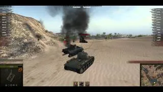 World of Tank  Песчаная река KB 1C