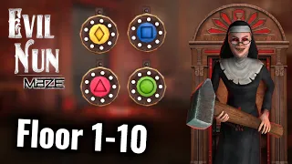 Evil Nun Maze Gameplay | Floor 1-10