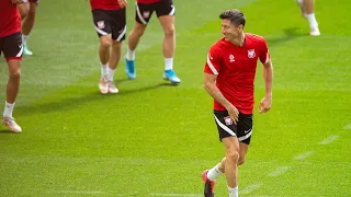 Lewandowski and Poland train ahead of Euro 2020 opener against Slovakia