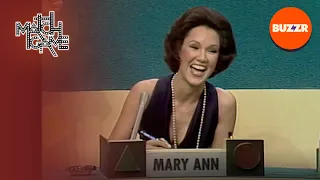 MARY ANN MOBLEY Giggles at a Silly TARZAN Question! | Match Game 1974