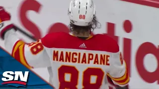 Flames' Mangiapane Caps Frantic Sequence, Converts On 2-On-1 To Draw Even vs. Jets