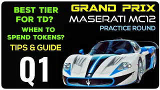 Asphalt 9 Maserati MC12 Grand Prix Practice Round Touch Drive Q1 QUALIFIER 1 TIPS & GUIDE for GP