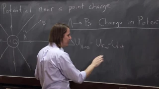 PHYS 102 | Point Charge 1 - Potential of a Point Charge, Away