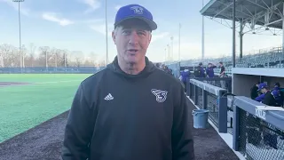 Stonehill Baseball Highlights Interviews vs Yale; April 23, 2024