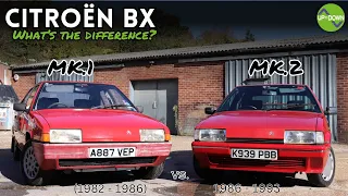 CITROEN BX mk1 vs. mk2 - The differences in geeky detail