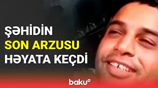 Cəlilabad şəhidinin dostuna danışdığı son arzusu reallaşdırıldı: kənd yolu asfaltlandı