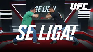 Elizeu mostra por que o apelido é Capoeira e joga o "quem é esse lutador?" | Se Liga!