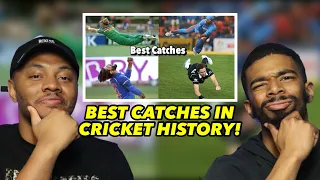 Americans react to the top 10 Greatest Cricket Catches IN HISTORY
