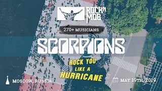 Rock You Like a Hurricane - Scorpions. Rocknmob Moscow #8, 270+ музыкантов