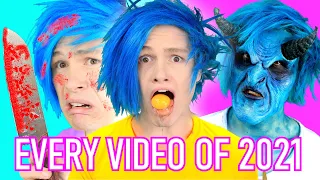 EVERY ROBBY VIDEO OF 2021 | HUGE ROBBY DIYS, PRANKS AND HALLOWEEN MAKEUP COMPILATION (part 2)