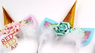 Unicorn Headband DIY - How to make a Unicorn Headband - DIY Unicorn Ears & Horn