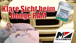 Vergilbte Scheinwerfer Dodge Ram aufbereiten!