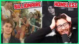 Homeless Life of a Billionaire's Son | Hasanabi Reacts to Channel 5