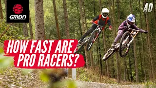 How Fast Are Pro Mountain Bike Racers? | Tahnée Seagrave Vs Neil Donoghue