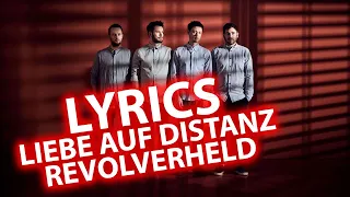 Liebe auf Distanz LYRIC | Songtexte zu Revolverheld feat. Antje Schomaker | Lyrics (animiert) HD