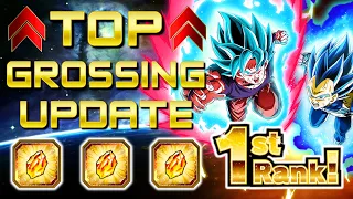 FREE STONES ON THE WAY?! Global LR SSBKK Goku & SSBE Vegeta TOP GROSSING Update! (DBZ Dokkan Battle)