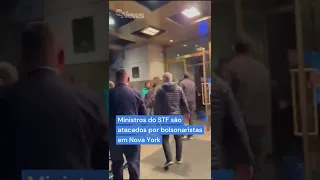 Bolsonaristas atacam ministros do STF em Nova York #Shorts