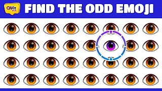 Find the ODD One Out | Find The Odd Emoji Out | Emoji Quiz | Easy, Medium, Hard level