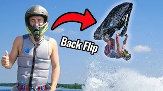 Learning to Backflip my Jet Ski