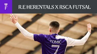 HIGHLIGHTS Belgian Futsal League: RE Herentals - RSCA Futsal | 2023-2024