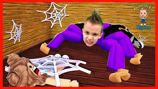 SPIDER and BROKEN BONES on ROBLOX | DOMINICK'S PLAYTIME