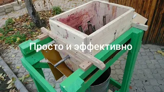 Простейший гребнеотделитель для винограда своими руками!