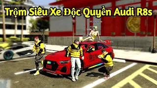 GTA 5 Roleplay#99 Trộm Siêu Xe Audi R8s Độc Quyền Cả Thành Phố Chỉ Có 1 Chiếc Duy Nhất Và Cái Kết ..