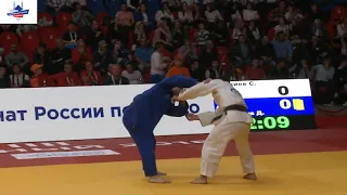 60 kg Гаджиев С Курташов Д 10 10 2018 Т4 ЧЕМПИОНАТ РОССИИ ПО ДЗЮДО, ГРОЗНЫЙ 2018