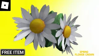 [FREE ITEM] How To Get The FREE *Spring Flower Crown* | ROBLOX ^^