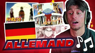LES MEILLEURS OPENING EN ALLEMAND ! (One Piece, Naruto, Jojo, SNK, SAO)