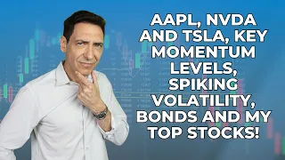 AAPL, NVDA and TSLA, Key Momentum Levels, Spiking Volatility, Bonds and My Top Stocks!