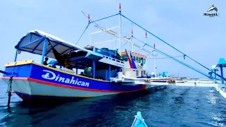 Sa wakas naibaba na din ang malaking bangka