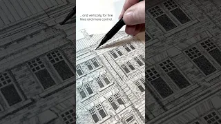 Shadows make a HUGE difference in architecture drawings