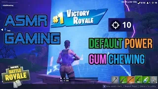 ASMR Gaming | Fortnite Default Skin Power Relaxing Gum Chewing 🎮Controller Sounds + Whispering😴💤