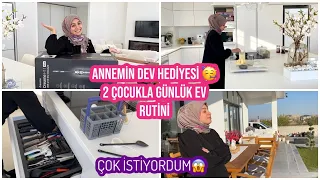 ANNEMİN BANA DOĞUM HEDİYESİ 🥳, DEV KUTU AÇILIMI, YENİ EVDE 2 ÇOCUKLA GÜNLÜK RUTİNİMİZ