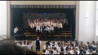 House singing winners! St Peter's School York