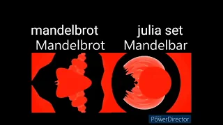 Mandelbrot Set VS Julia Set Power Morph