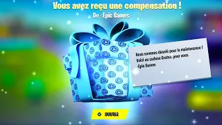 Fortnite S'EXCUSE et OFFRE une COMPENSATION !!