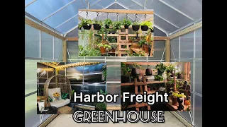Modified Habor Freight 10x12 Greenhouse