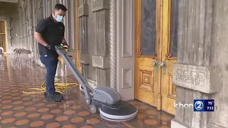 Behind the scenes of cleaning Iolani Palace