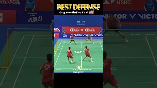 CRAZY Defense Ong Yew Sin/Teo Ee Yi Malaysia #shorts #chinaopen2023