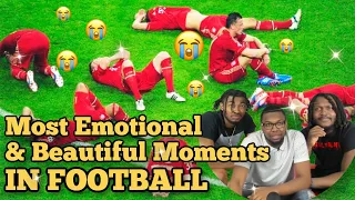 AMERICANS FIRST REACTION TO Most Emotional & Beautiful Moments in Football