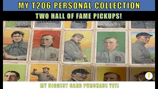 My T206 Baseball Card Collection - Two Key Hall of Fame Players! Junk Wax Pack Breaks