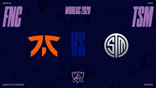 FNC vs TSM - Game 1 - GROUP STAGE - Day 7 | WORLDS 2020