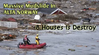 Massive Mudslide in ALTA NORWAY - Happened today