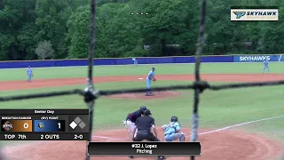 BSB: Point University vs. Brewton-Parker College (Game Two)