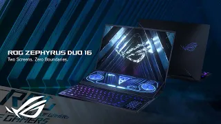 2023 ROG Zephyrus Duo 16 - Two screens. Zero boundaries.  | ROG