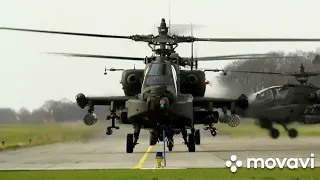 september 2021. Departure  4 Apache helicopters Vliegbasis Gilze-Rijen
