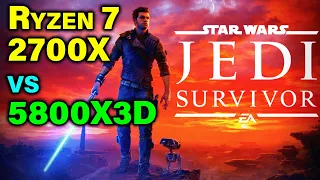 Ryzen 7 2700X vs 5800X3D — Time to Upgrade CPU? — Star Wars: Jedi Survivor